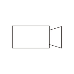 Fototapeta premium blank photo frame, Video Icon