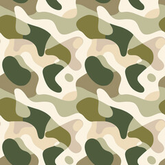 Naklejka premium Stylish camouflage Seamless pattern design in earthy tones suitable for various applications