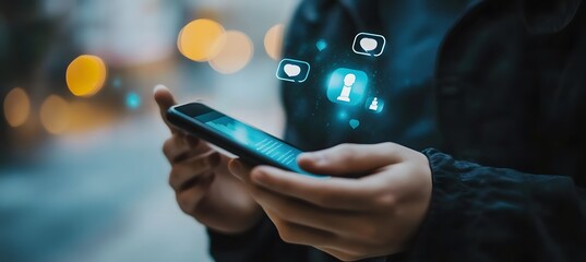 Customer journey concept. Businessman use smartphones with virtual customer journey icons, and journey evaluations to boost satisfaction, encourage repeat business, and drive revenue growth,


