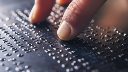 letters embossed on a credit card with fingers touching them