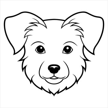 recommend clip art: High-Quality Dog Line Art Vector – Perfect for Logos and Tattoos