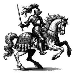 knight on horseback