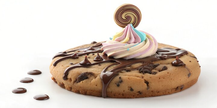Delicious Flump Cookie Food Photography: Stock Photo For Backgrounds, Graphics, and Design Projects