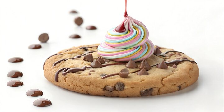 Delicious Flump Cookie Food Photography: Stock Photo For Backgrounds, Graphics, and Design Projects