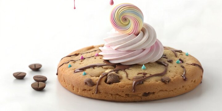 Delicious Flump Cookie Food Photography: Stock Photo For Backgrounds, Graphics, and Design Projects