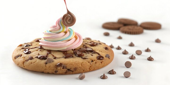 Delicious Flump Cookie Food Photography: Stock Photo For Backgrounds, Graphics, and Design Projects