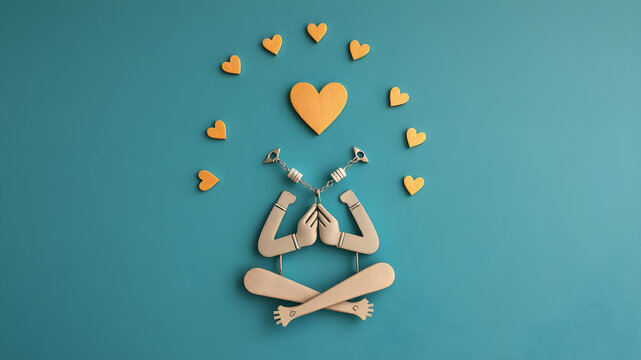  World Kindness Day. Act of kindness. sharing love, helping, charity. Spread positivity and tolerance. AI generated image, ai.