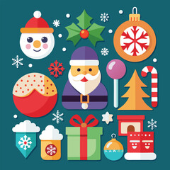 christmas icon pack vector art