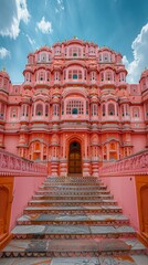 Majestic Pink City Palace Jaipur India s Architectural Gem