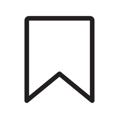 Save post icon Flat art in black and white isolated