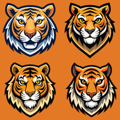 esport vector logo tiger tiger icon tiger head vector