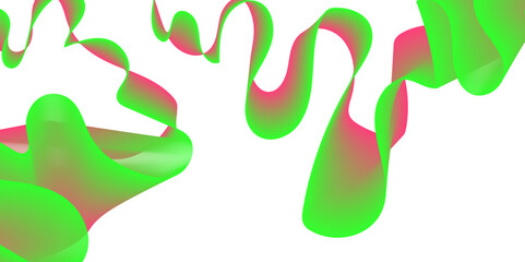 Abstract backdrop with colorful wave gradient lines on white background. Modern technology background, wave design. Vector illustration