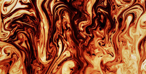 Decorative Design Featuring Artistic Patterns and Gold Details