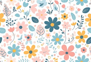 Floral pattern design , Printing Textile , Transfer designs , pattern , flower