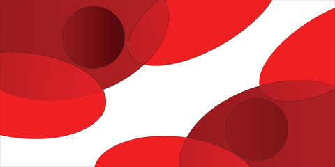 Red abstract modern background. Dynamic sound wave. Design element. Vector illustration