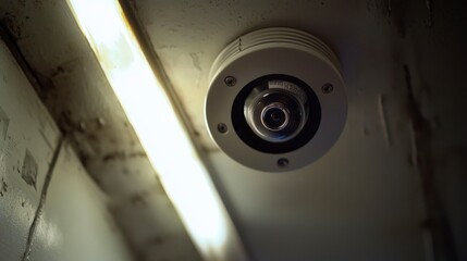 Smoke detector hidden camera insights into indoor surveillance modern design and security awareness