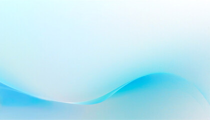 Fototapeta premium Flowing blue waves create a tranquil atmosphere in soft hues at dawn