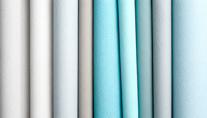 Fototapeta premium Soft textures and serene colors evoke tranquility in fabric arrangement