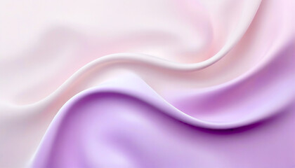 Obraz premium Soft pastel silk fabric flowing gently in elegant waves under soft light