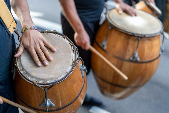 Drums in candombe