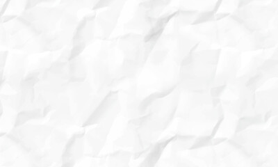 White crumpled paper abstract background. close up white crumpled paper background