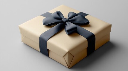 Obraz premium Gift Box Mockup on White Background. Generative AI