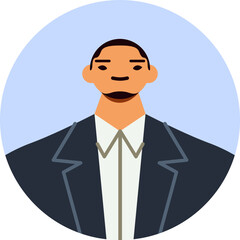 Portrait of a businessman wearing a suit and tie, conveying confidence and professionalism, perfect for corporate websites, social media, or business presentations