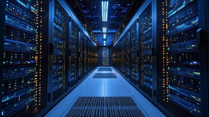 Inside Large Data Center