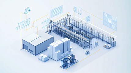 IoT-based solution for tracking and optimizing material flow in production facilities