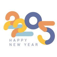 2025 new year logo.