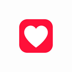 heart favourite icon sign vector