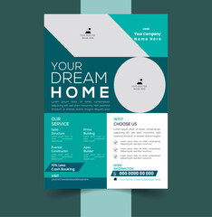 Construction And Real estate Business Flyer,