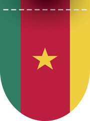 Illustration of Cameroon National Flag