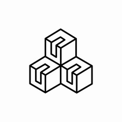 delivery packages icon sign vector