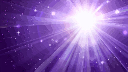 Fototapeta premium Vibrant Purple Sunburst Background Vector Illustration for Graphic Design Projects