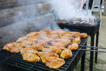 Smoky Grilled Chicken Wings