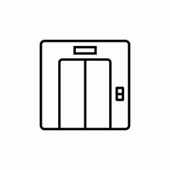 lift elevator icon sign vector