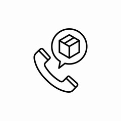 phone call delivery service icon sign vector