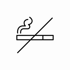 smoking prohibited icon sign vector