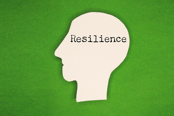 resilience word on the head