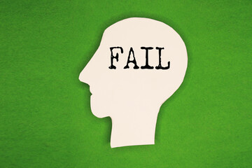 head with word fails inside