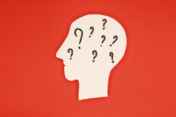 question mark and head