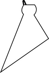 Clothes icon for girls isolated on transparent background elegant cocktail dresses. Silhouette apparel. Frog vector line  Beautiful fashion design symbol. Wedding party wears.