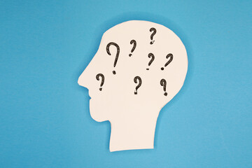 question mark and head