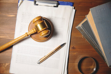 Conceptual image of law and justice.