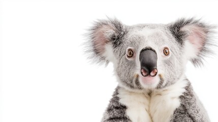 Fototapeta premium Happy Surprised Koala Expression