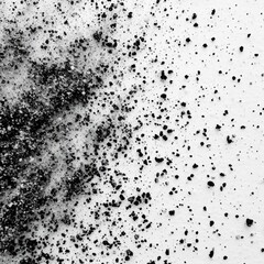 Obraz premium Vintage Grainy Texture: Black Dots on White Background