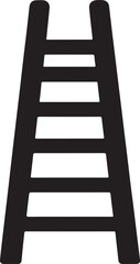 Ladder Silhouette Vector Icon Design Illustration
