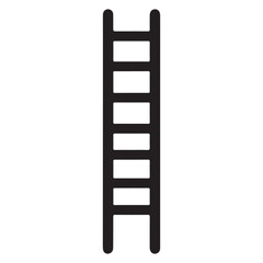 Ladder Silhouette Vector Icon Design Illustration
