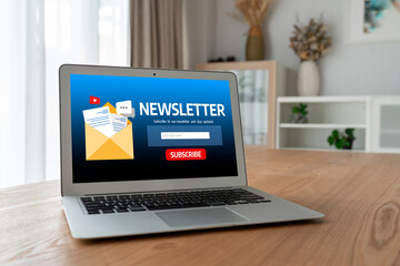 newsletter signup page on computer for customer to subscribe snugly newsletter update information to subscriber